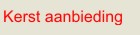Kerst aanbieding